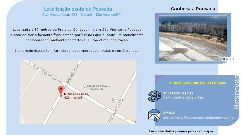 Pousada Canto Do Mar São Vicente Eksteriør billede